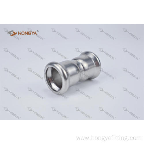 M profile stainless steel press fitting coupling
